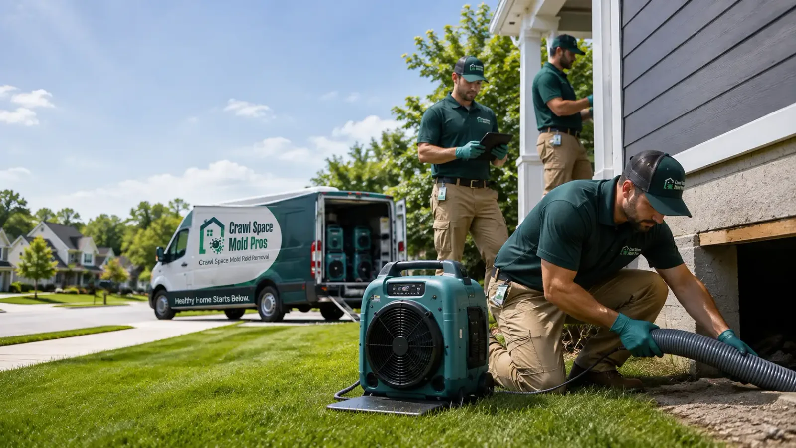 Crawl Space Mold Removal in Fall Creek, OR
